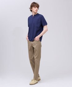 J.PRESS MEN コットンカノコ キーネックポケット Tシャツ