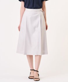 J.PRESS LADIES 【定番人気・セットアップ対応】OXIJEWEL ストレッチ スカート ライトグレー系