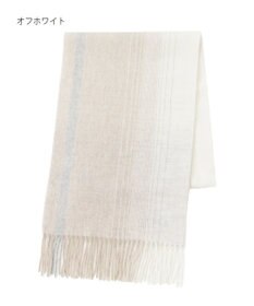 MOONBAT FURLA(フルラ）ウール100％ オンブレー チェックマフラー