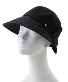 MOONBAT 【遮光100％/遮熱/UV】HIROKO KOSHINO(ヒロコ コシノ)遮光 リボンジョッキー 帽子 ゆったりMサイズ 手洗い可能/サイズ調整可能