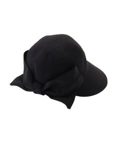 MOONBAT 【遮光100％/遮熱/UV】HIROKO KOSHINO(ヒロコ コシノ)遮光 リボンジョッキー 帽子 ゆったりMサイズ 手洗い可能/サイズ調整可能