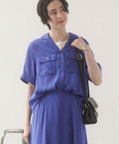 Green Parks ＳＥＴ２点　シャツスカートセットアップ