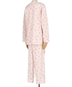 Wing パジャマ 長袖 長ズボン 綿100％ 天竺素材 レディース EP7032 ウイング／ワコール