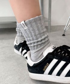 WEGO タグデザインボリュームリブソックス