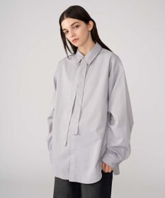 WEGO 【ユニセックス着用ITEM/MLサイズ展開】TRボウタイシャツ（LS）