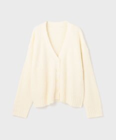 GRACE CONTINENTAL フェザールーズニットカーディガン