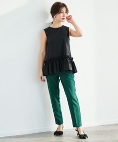 #Newans タックフリルヘムシャツ