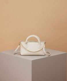 TOPKAPI 【TREASURE TOPKAPI】シュリンクレザー メッシュハンドル ウォレット スマホ ショルダー トート バッグ