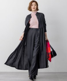 23区 S 【滝沢眞規子さん着用/WEB限定カラーあり】ウーステッドウール リブタートル ニット