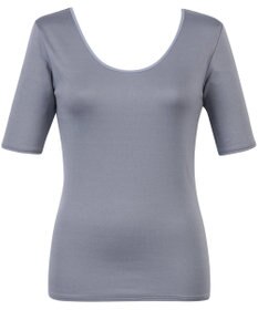 Wing あったかインナー 綿100％(肌側) 軽い シルクプロテイン加工 5分袖 半袖 秋 冬 EL2550 ウイング／ワコール