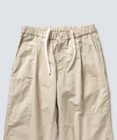WHITE MAILS 【ユニセックス/軽量】COTTON PAPER  POPLIN DRAWSTRING ミリタリーパンツ