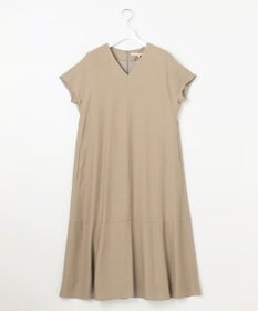 自由区 【XSサイズ~/洗える】キュプラリネンシャンタン ワンピース