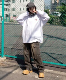 WEGO 【ユニセックス着用ITEM/MLサイズ展開】別注BENDAVISワンポイントT（LS）