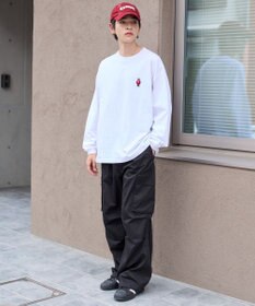 WEGO 【ユニセックス着用ITEM/MLサイズ展開】別注BENDAVISワンポイントT（LS）