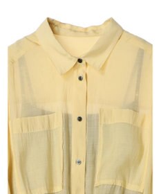 YECCA VECCA 【2点SET】シアーシャツ×Aラインキャミワンピース