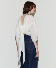 NAVE 【Nave 　洗える】マルチウェイシアーブラウス