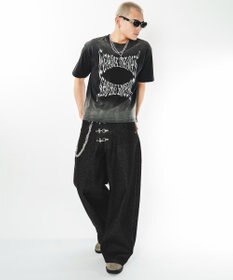 WEGO ファイヤーマンバギーデニムパンツ
