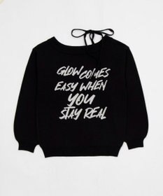 WEGO 2WAYショルダーリボンニット