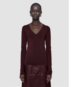 JOSEPH 【洗える】シルクストレッチVネックトップ