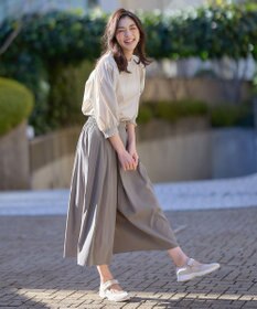 ANY 【UVカット/抗菌防臭/速乾/手洗い可】エニィファンクション ボリュームスリーブシャツ