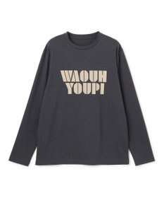 UNFILO グラフィック ロンT チャコール(ロゴ)