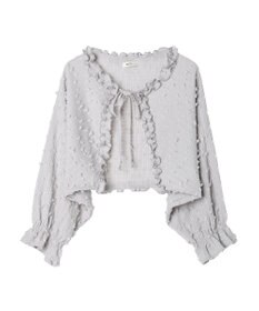 earth music&ecology ふくれジャガードボレロ