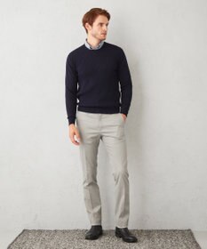 JOSEPH ABBOUD 【ウエストも伸びる】オーガニックストレッチピケ パンツ