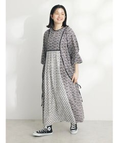 CRAFT STANDARD BOUTIQUE インド綿混エスニック切替ワンピース
