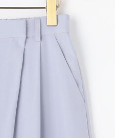 組曲 【先行予約】スムースクロス ラップ見えワイドパンツ