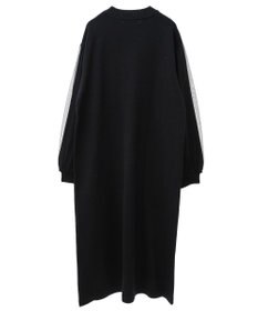 Green Parks 袖チュールニットワンピース