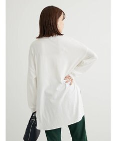 Green Parks ワンポイントカレッジロゴ裾ラウンドチュニック