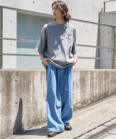 WEGO 【新色追加/ユニセックス着用アイテム/手洗い可/SMLサイズ展開】ピグメントグラフィックT（S）