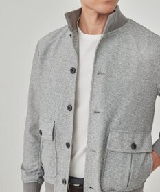 GOTAIRIKU 新作【ストレッチ/洗える/吸水速乾】ノルマンディーリネン A-1ブルゾン