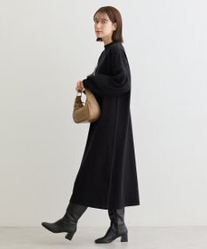 Green Parks 袖チュールニットワンピース