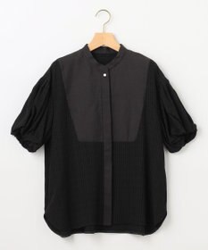 組曲 【WEB限定】ステッチストライプドビー ブラウス