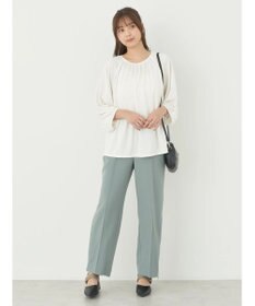 earth music&ecology パフスリーブカットソー