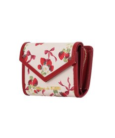 Maison de FLEUR いちご柄ウォレット