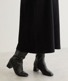 Green Parks 袖チュールニットワンピース