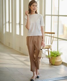 組曲 L 【WEB限定】セーターマシーン 半袖ニットTシャツ