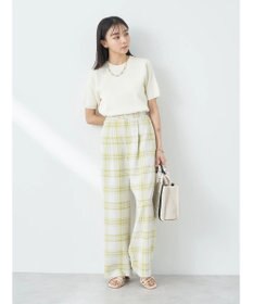 earth music&ecology タックワイドパンツ