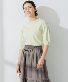 組曲 【アンサンブル対応】ブーケカラー6分袖ニット