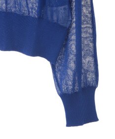 earth music&ecology 【予約】接触冷感シアークルーニットカーディガン