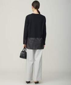 ICB L サテンラッセルコンビ カットソー