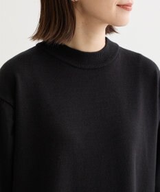 Green Parks 袖チュールニットワンピース