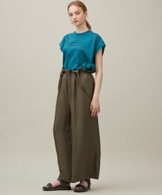 23区 【SACRA】アセテートブライトツイル サロペット