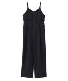 earth music&ecology ミニフリルフロントジップロンパース