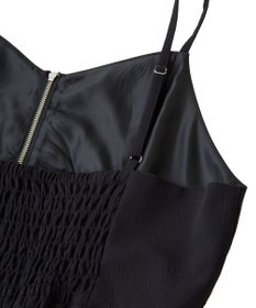 earth music&ecology ミニフリルフロントジップロンパース