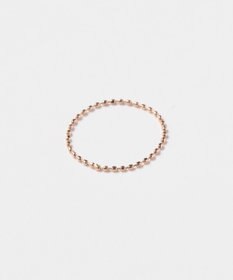 Phoebe 【K10RG】カットボールチェーンリング　ローズゴールド/BOXつき　3号/7号/11号/13号