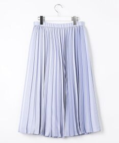 自由区 【WEB限定・洗える】ロイヤルサテンプリーツ スカート