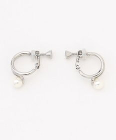 ANY ２連パールフープイヤリング(両耳用)